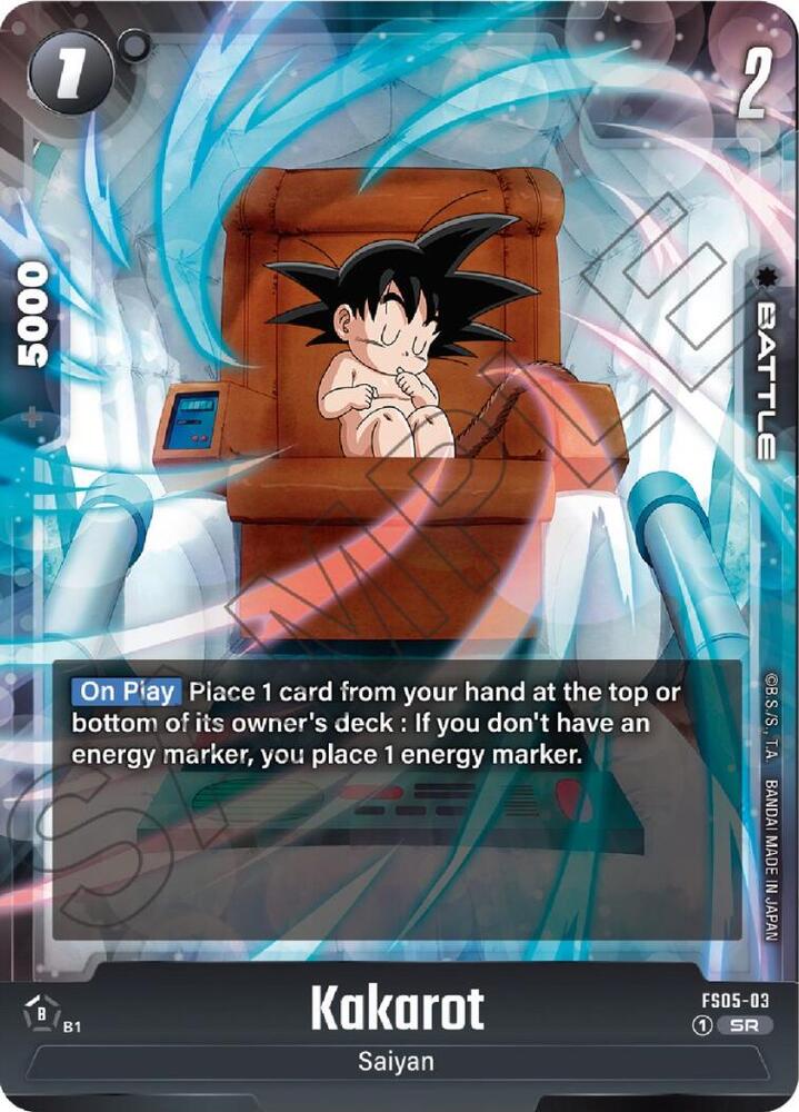 Kakarot FS05-03 card from Starter Deck 5: Bardock