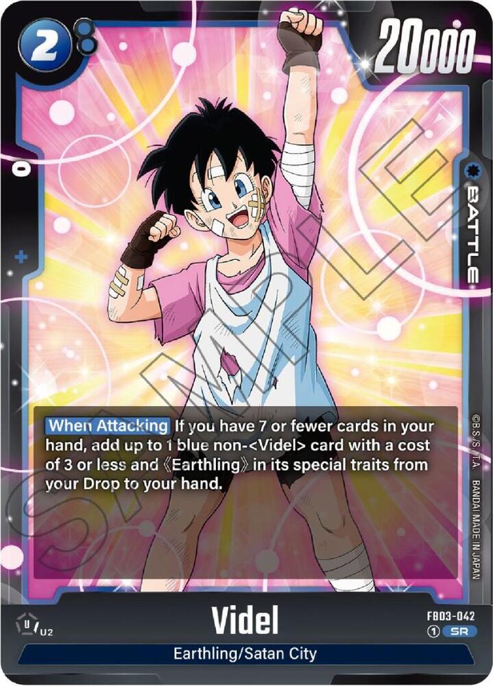 Videl FB03-042 card from Raging Roar