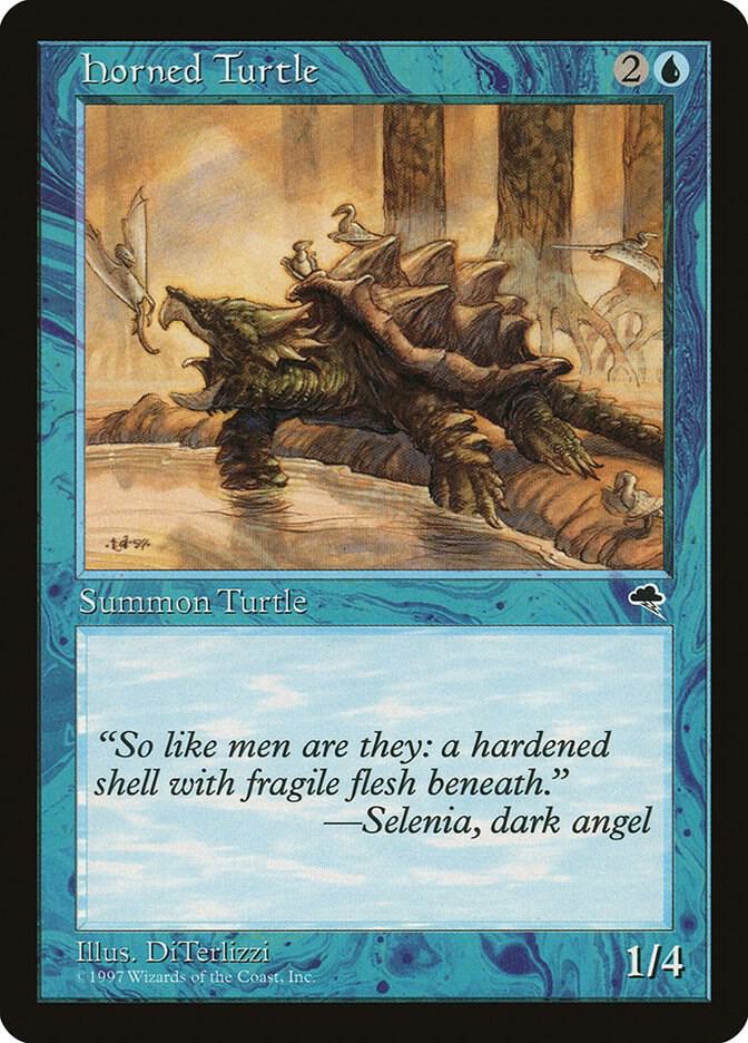 Horned Turtle 67 card from Tempest