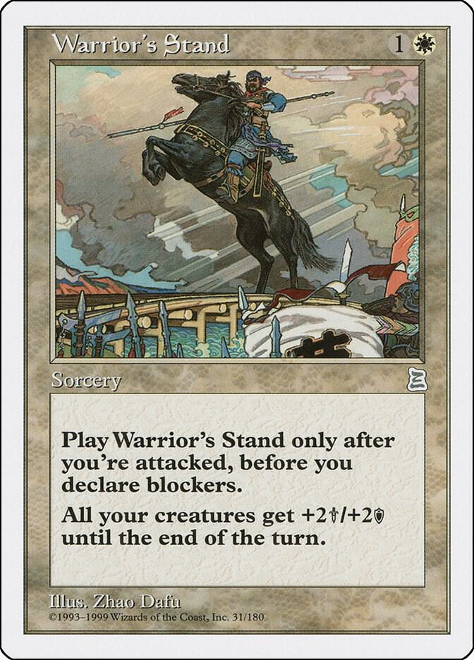 Warrior's Stand 31 card from Portal Three Kingdoms