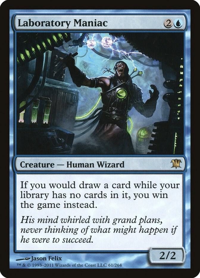 Laboratory Maniac 61 card from Innistrad