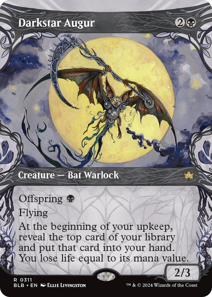 Darkstar Augur (Showcase) 311 card from Bloomburrow