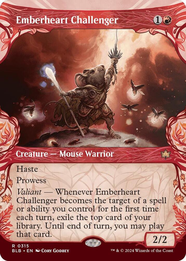 Emberheart Challenger (Showcase) 315 card from Bloomburrow