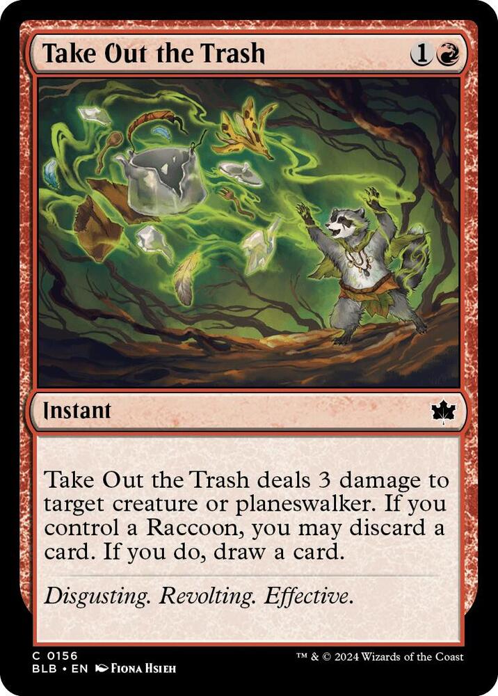 Take Out the Trash 156 card from Bloomburrow