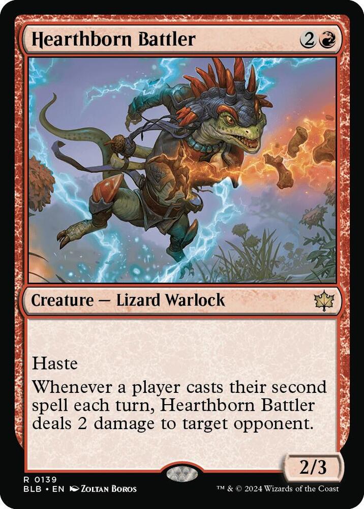 Hearthborn Battler 139 card from Bloomburrow