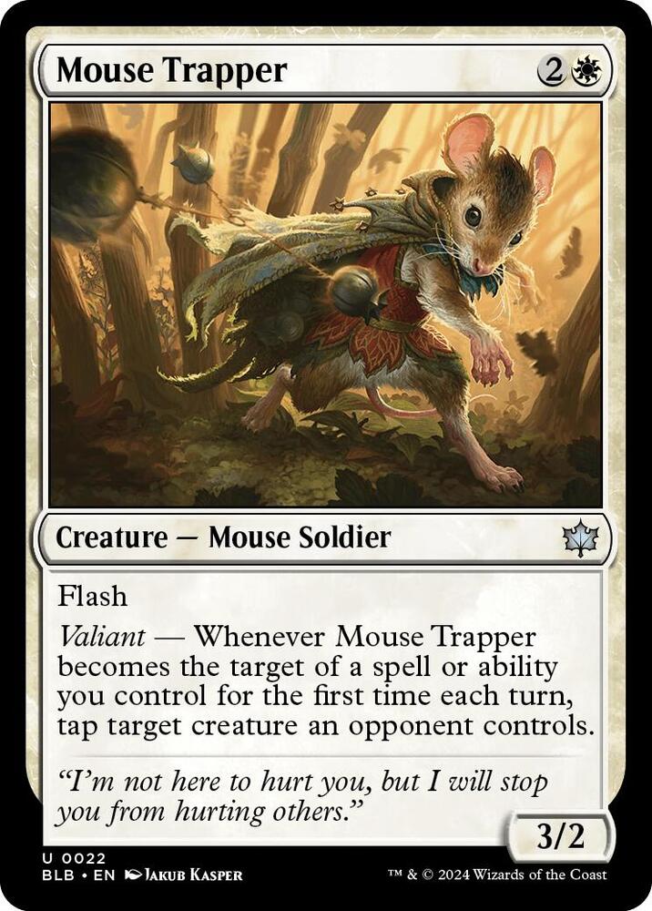 Mouse Trapper 22 card from Bloomburrow
