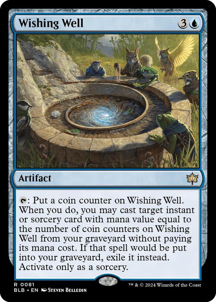 Wishing Well 81 card from Bloomburrow