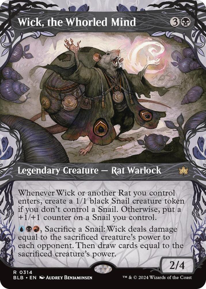 Wick, the Whorled Mind (Showcase) 314 card from Bloomburrow