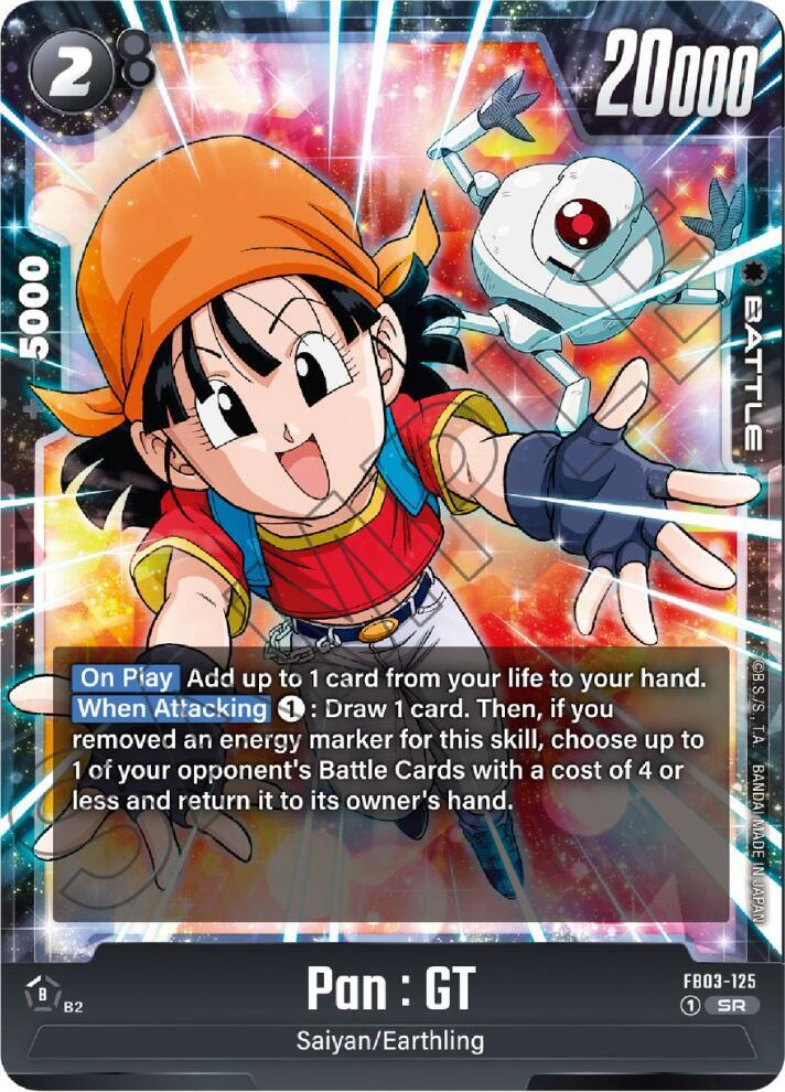 Pan : GT FB03-125 card from Raging Roar