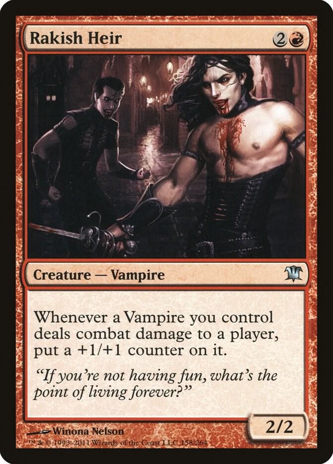 Rakish Heir 158 card from Innistrad