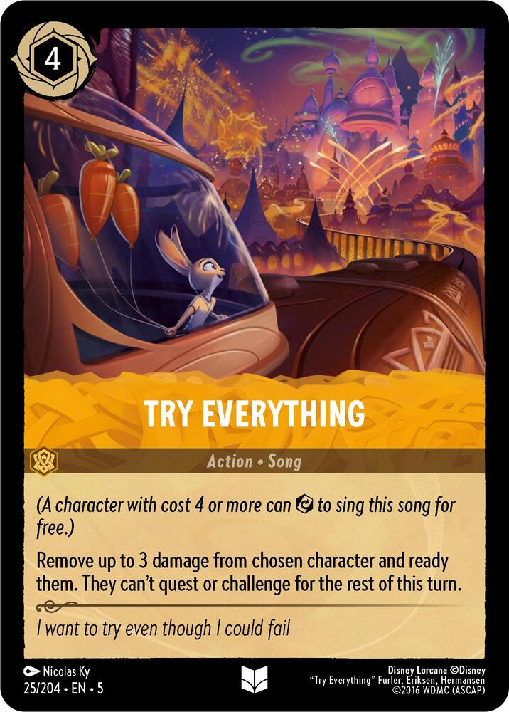 Try Everything 25/204 card from Shimmering Skies