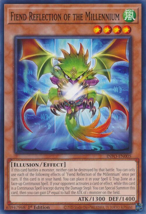 Fiend Reflection of the Millennium INFO-EN005 card from The Infinite Forbidden
