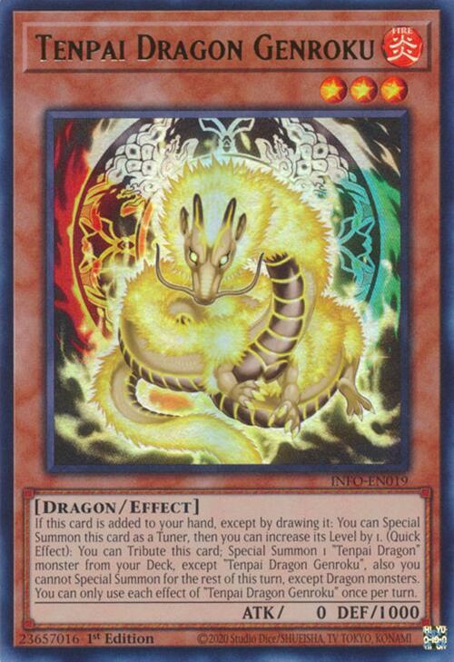 Tenpai Dragon Genroku INFO-EN019 card from The Infinite Forbidden