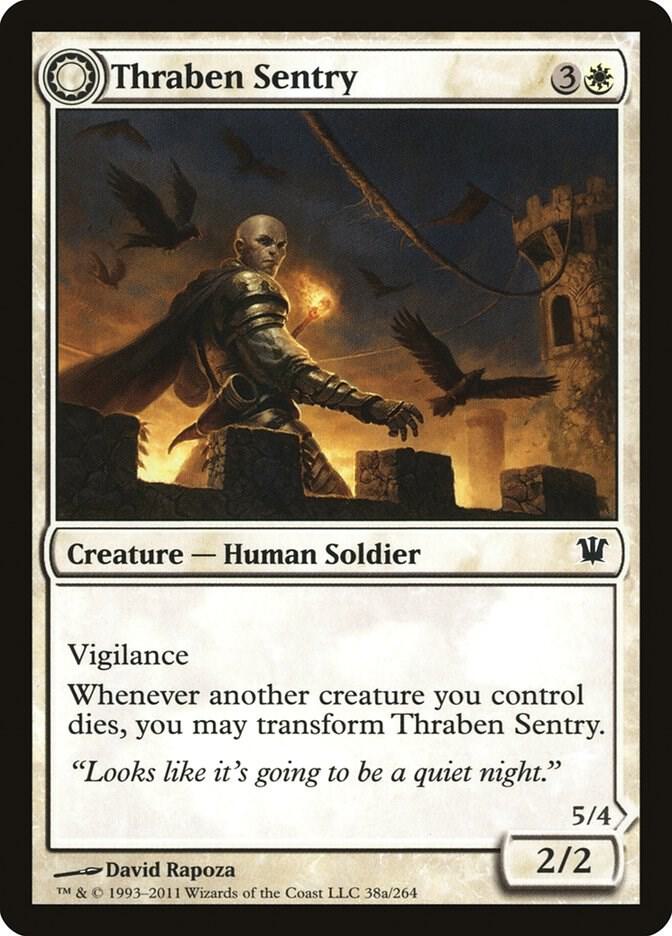 Thraben Sentry 38 card from Innistrad