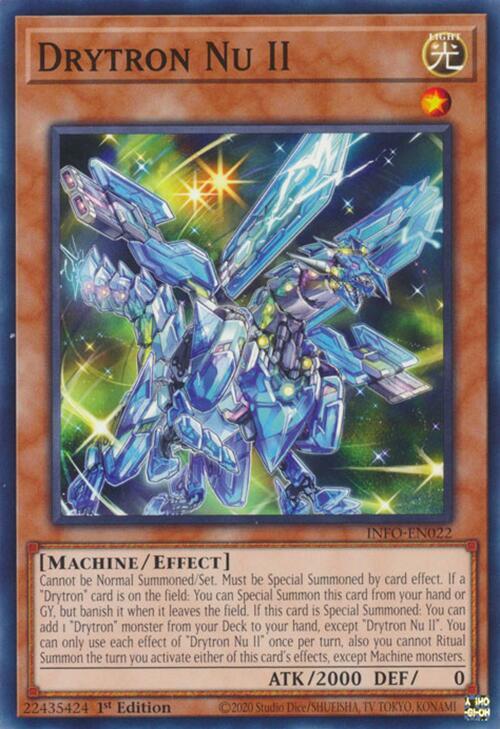 Drytron Nu II INFO-EN022 card from The Infinite Forbidden
