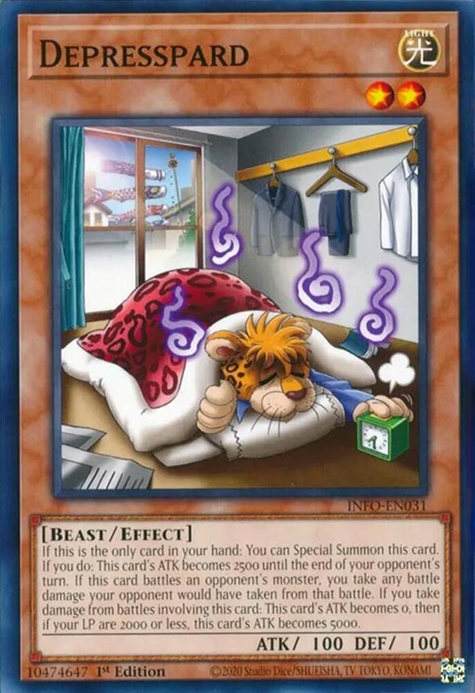 Depresspard INFO-EN031 card from The Infinite Forbidden