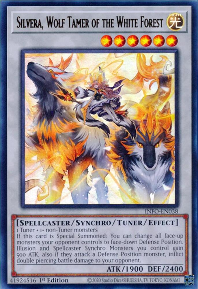 Silvera, Wolf Tamer of the White Forest INFO-EN038 card from The Infinite Forbidden