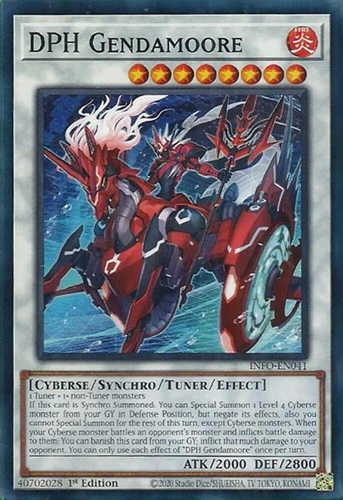 DPH Gendamoore INFO-EN041 card from The Infinite Forbidden