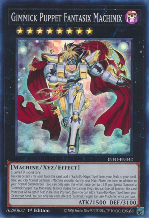 Gimmick Puppet Fantasix Machinix INFO-EN042 card from The Infinite Forbidden