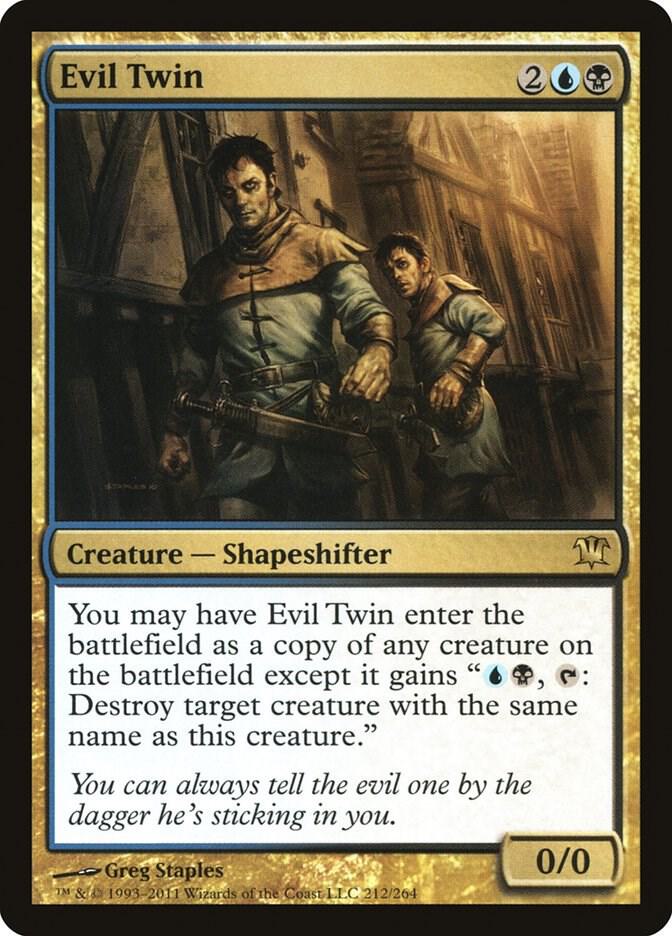Evil Twin 212 card from Innistrad
