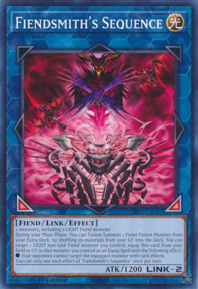 Fiendsmith's Sequence INFO-EN047 card from The Infinite Forbidden