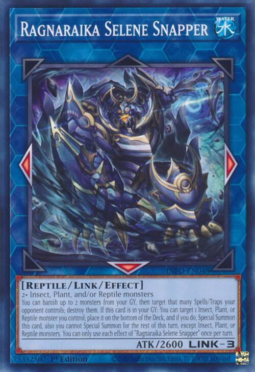 Ragnaraika Selene Snapper INFO-EN048 card from The Infinite Forbidden