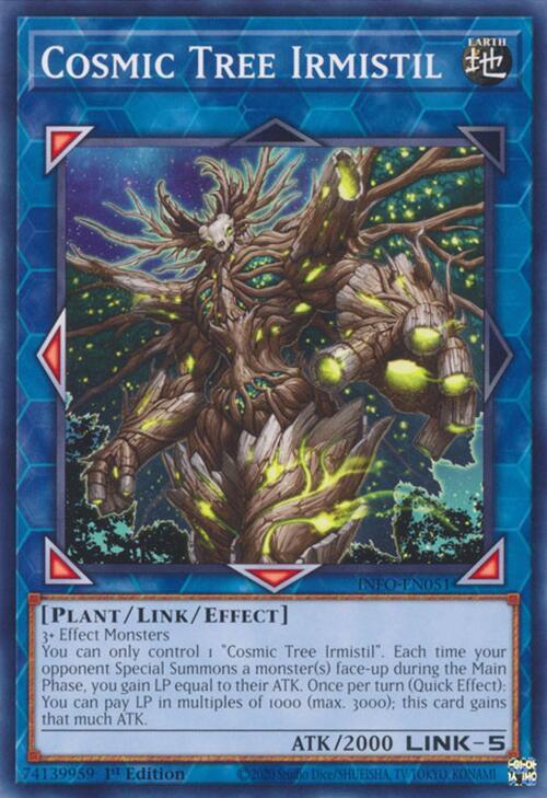Cosmic Tree Irmistil INFO-EN051 card from The Infinite Forbidden