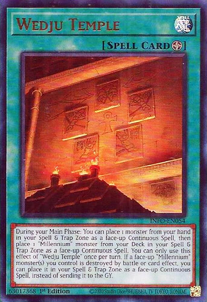Wedju Temple INFO-EN054 card from The Infinite Forbidden