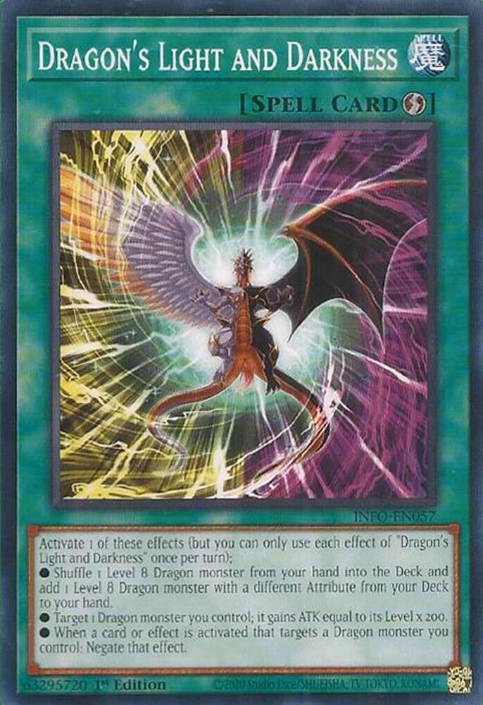 Dragon's Light and Darkness INFO-EN057 card from The Infinite Forbidden