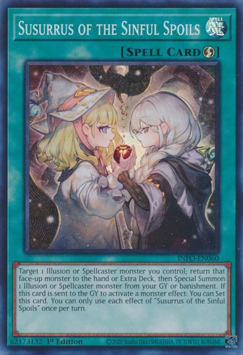 Susurrus of the Sinful Spoils INFO-EN060 card from The Infinite Forbidden