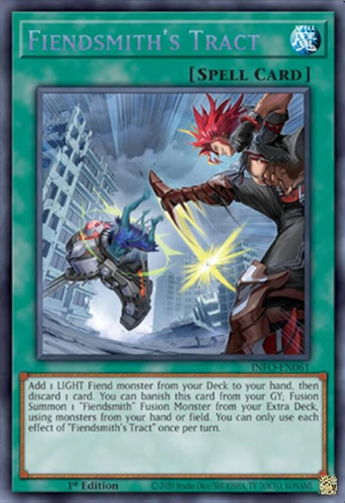 Fiendsmith's Tract INFO-EN061 card from The Infinite Forbidden
