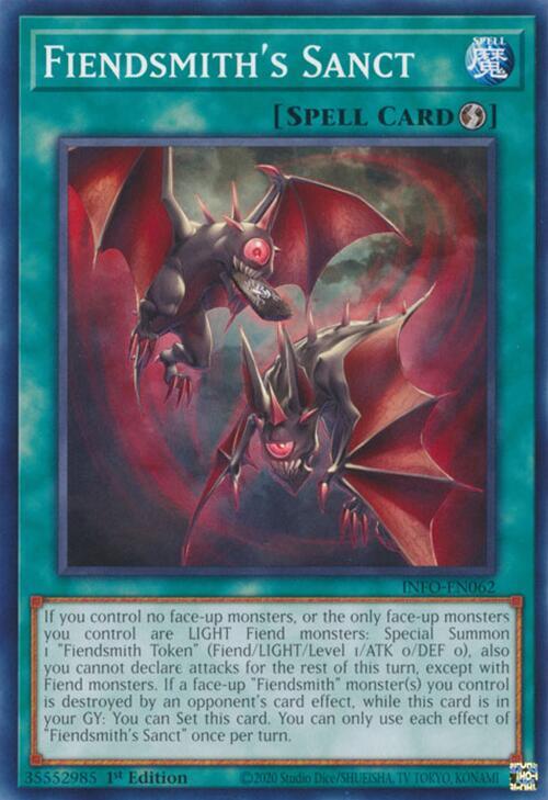 Fiendsmith's Sanct INFO-EN062 card from The Infinite Forbidden