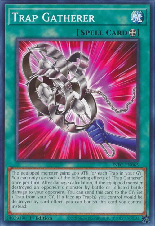 Trap Gatherer INFO-EN065 card from The Infinite Forbidden