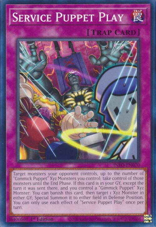 Service Puppet Play INFO-EN070 card from The Infinite Forbidden