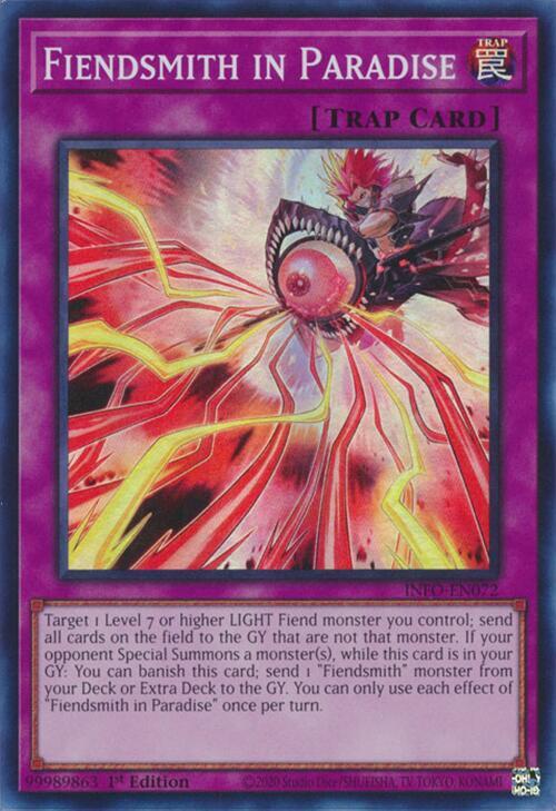 Fiendsmith in Paradise INFO-EN072 card from The Infinite Forbidden
