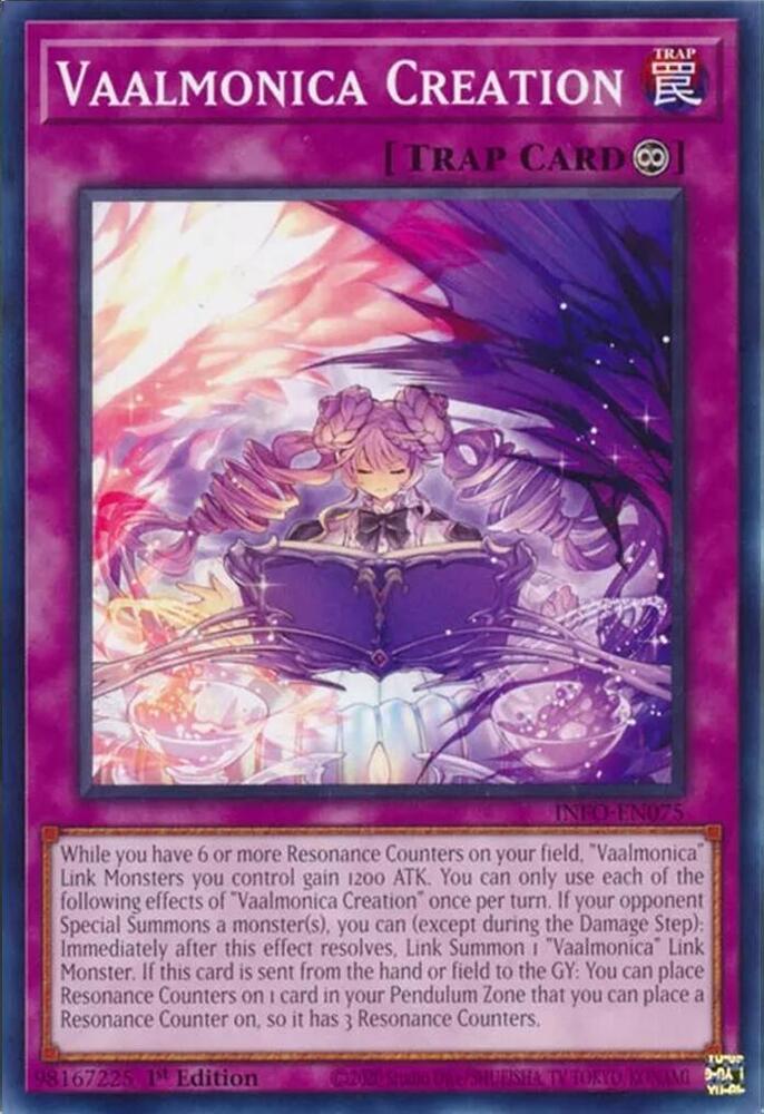 Vaalmonica Creation INFO-EN075 card from The Infinite Forbidden