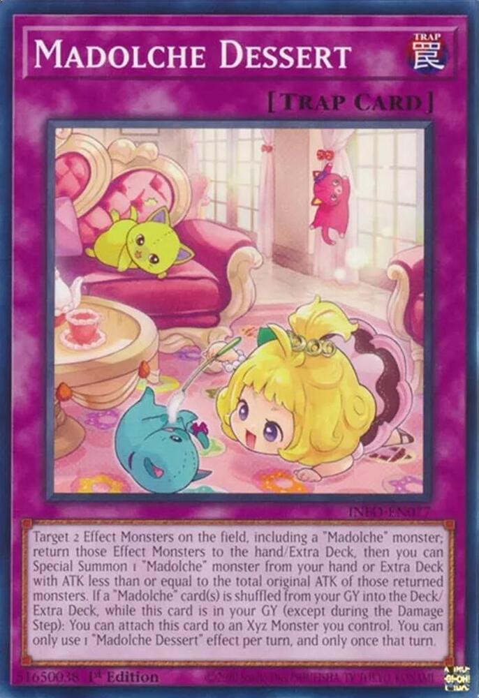 Madolche Dessert INFO-EN077 card from The Infinite Forbidden