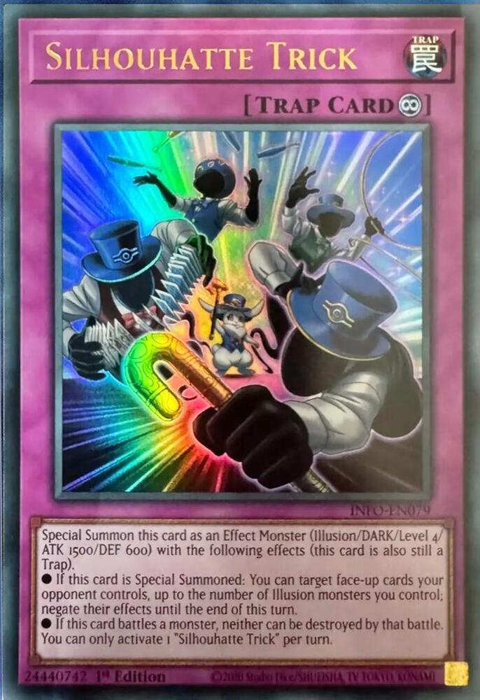 Silhouhatte Trick INFO-EN079 card from The Infinite Forbidden