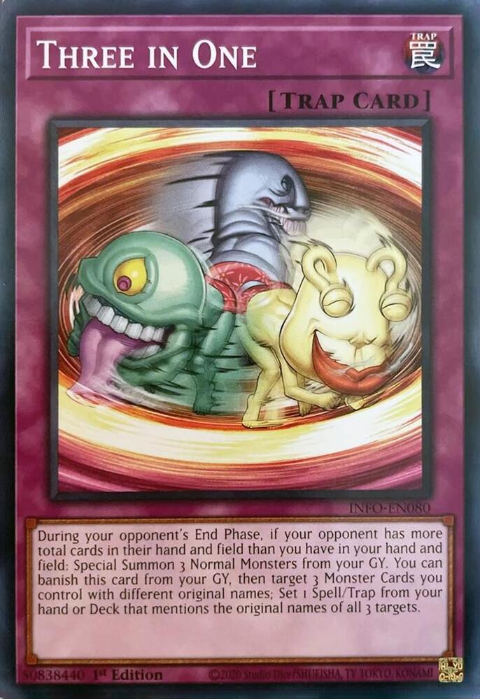 Three in One INFO-EN080 card from The Infinite Forbidden