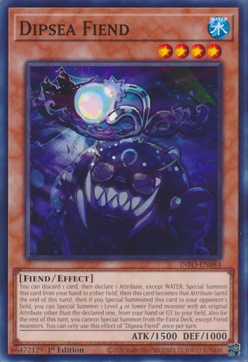 Dipsea Fiend INFO-EN084 card from The Infinite Forbidden