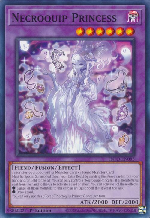 Necroquip Princess INFO-EN085 card from The Infinite Forbidden