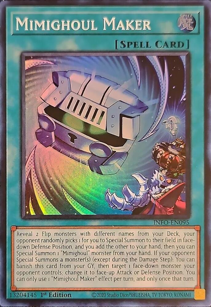 Mimighoul Maker INFO-EN095 card from The Infinite Forbidden