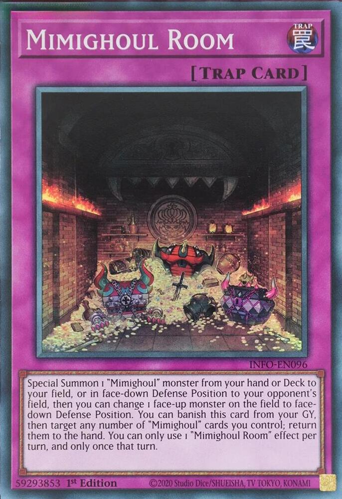 Mimighoul Room INFO-EN096 card from The Infinite Forbidden