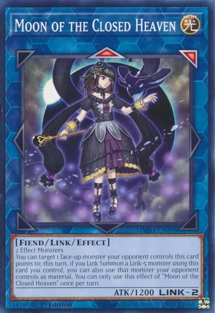 Moon of the Closed Heaven INFO-EN098 card from The Infinite Forbidden
