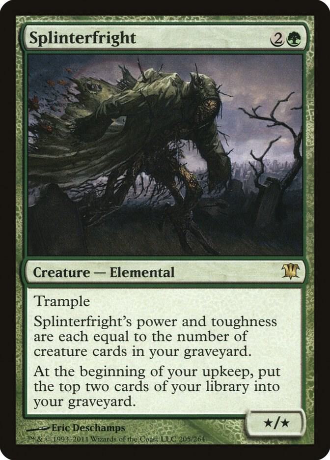 Splinterfright 205 card from Innistrad