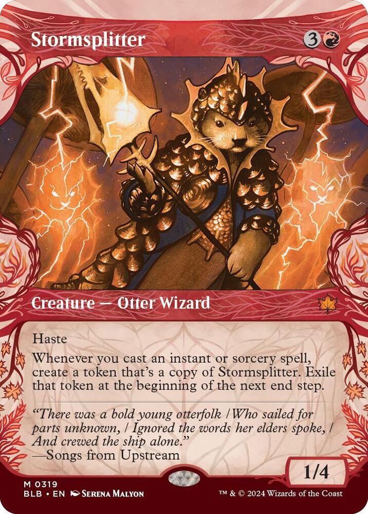 Stormsplitter (Showcase) 319 card from Bloomburrow