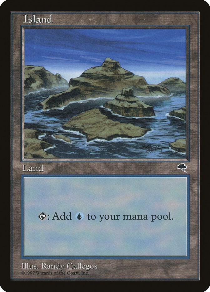 Island (Inlet) 338 card from Tempest