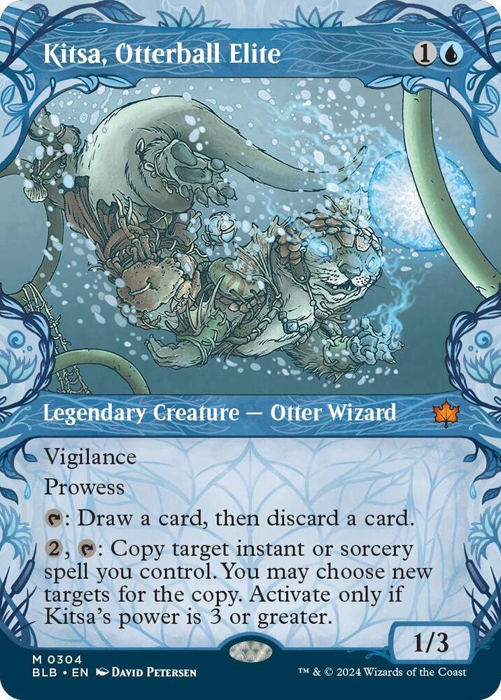 Kitsa, Otterball Elite (Showcase) 304 card from Bloomburrow
