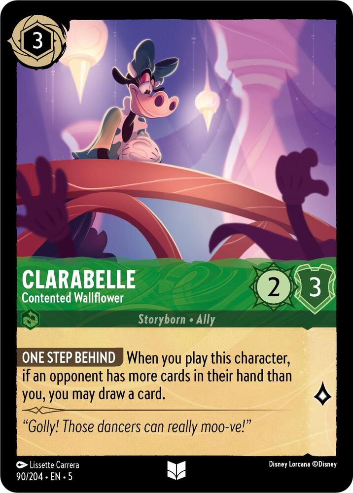 Clarabelle - Contented Wallflower 90/204 card from Shimmering Skies