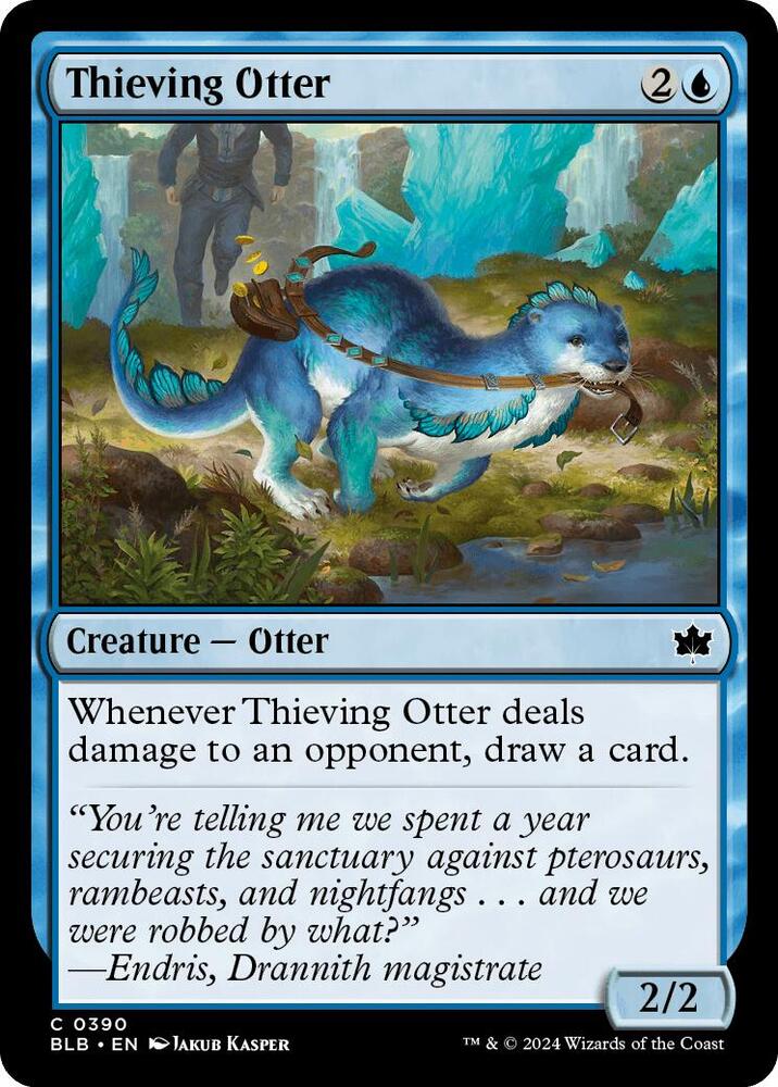 Thieving Otter 390 card from Bloomburrow
